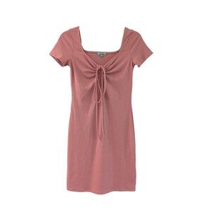 Good Luck Gem Dress Women's XSmall Peach Bohemian Boho Mini Flowy Ladies